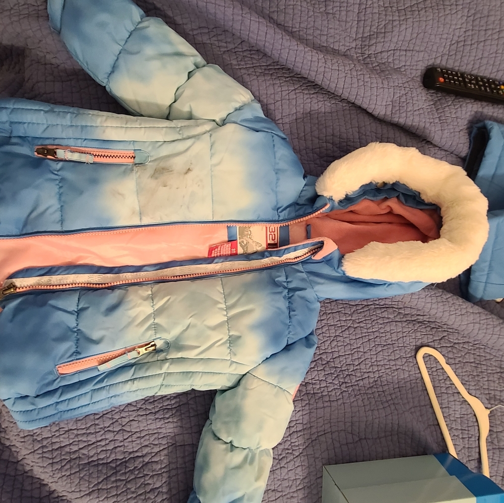 3T Blue snowsuit and jacket set